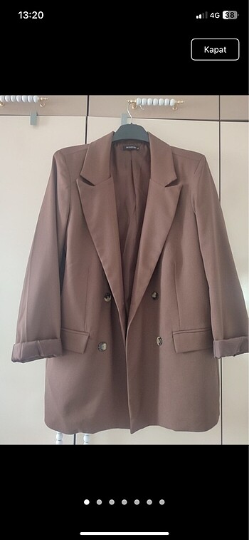 Kahverengi blazer
