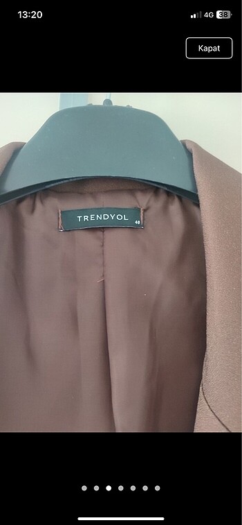 40 Beden Kahverengi blazer