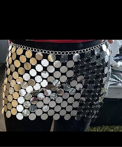 Diğer Pullu metal etek