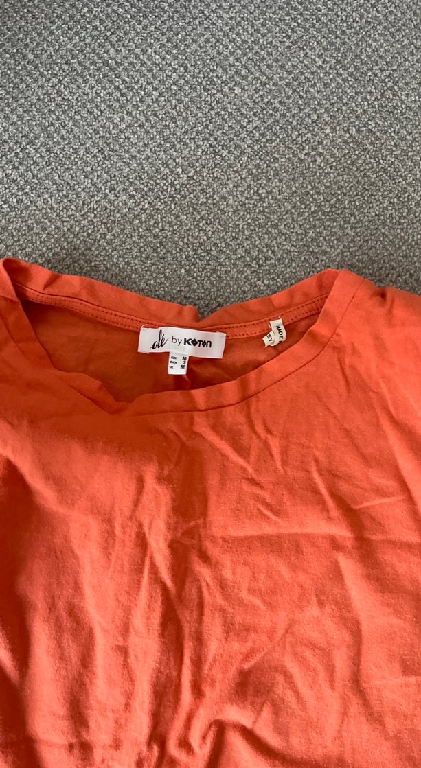 Pastel Turuncu tişört - Görsel 3