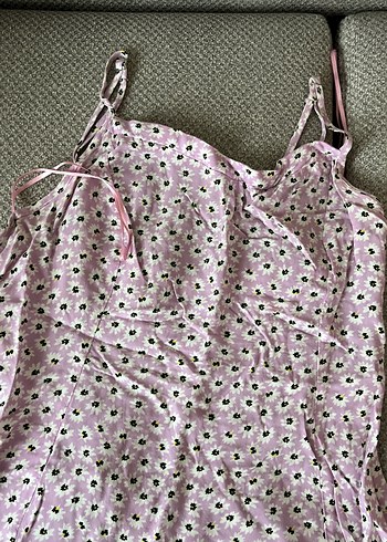 Mor Askılı Elbise - Görsel 3