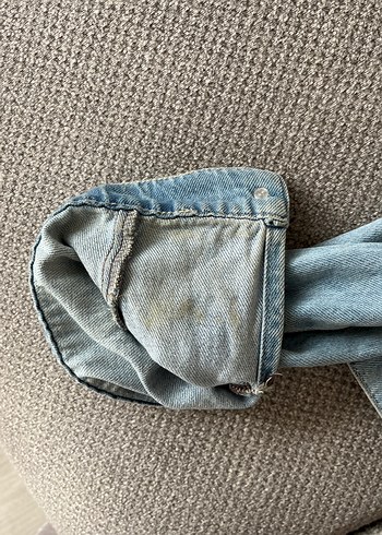 Nakışlı Düğmeli Kadın Kot Ceket - Görsel 3