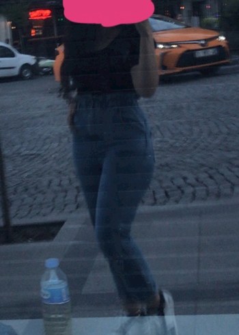 Mavi Loose Fit Midi Kot Pantolon - Görsel 6