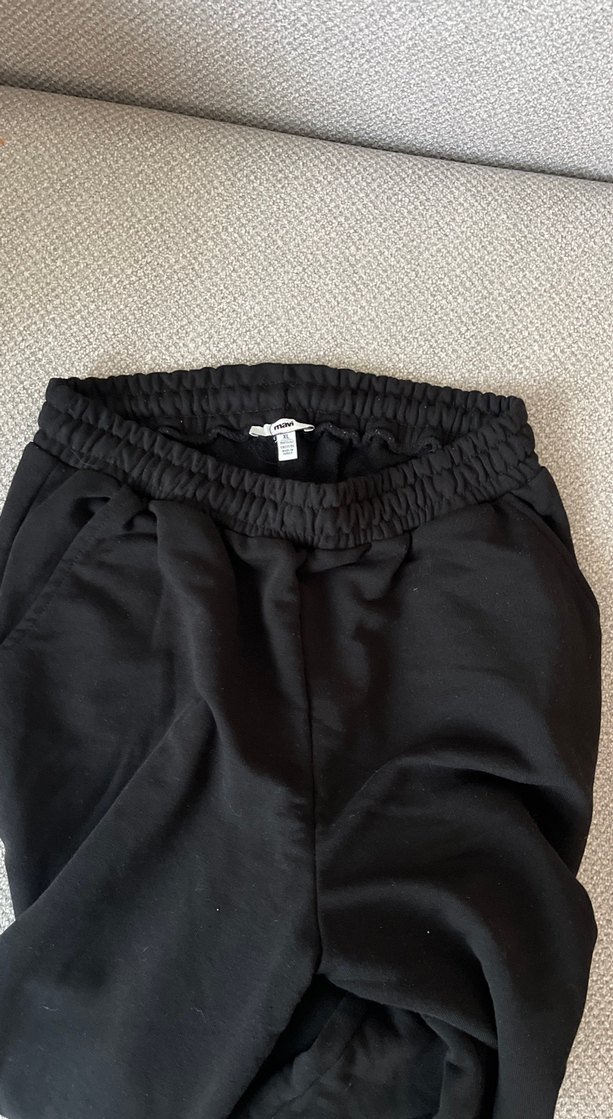 Kadın Siyah Rahat Kesim Eşofman Altı - Görsel 2