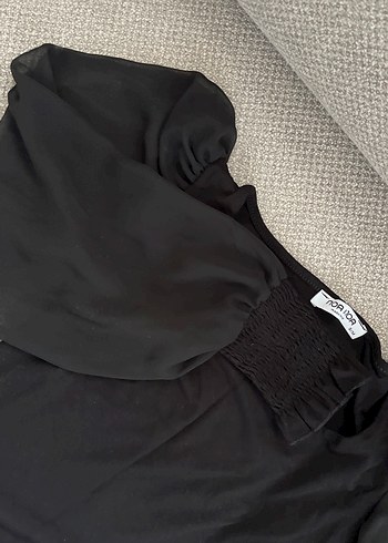 Siyah Uzun Kollu Kadın Bluz - Görsel 4