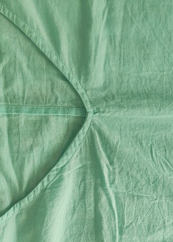 su yeşili V Yaka plaj giyim- pareo - Görsel 2