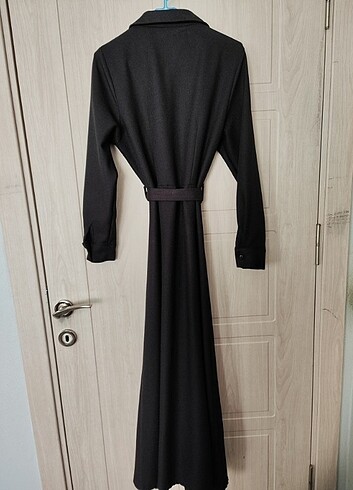 Siyah uzun elbise - Görsel 3