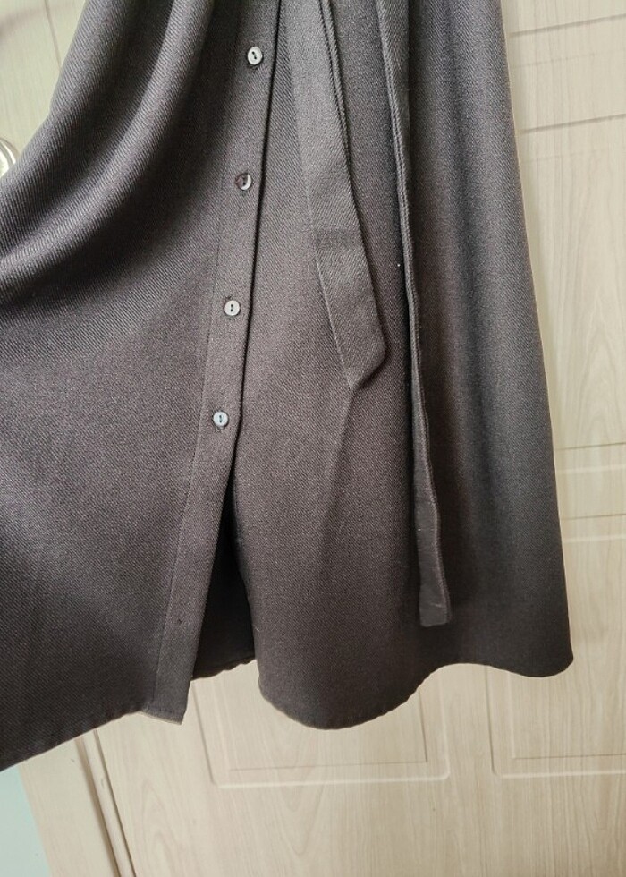 Siyah uzun elbise - Görsel 4