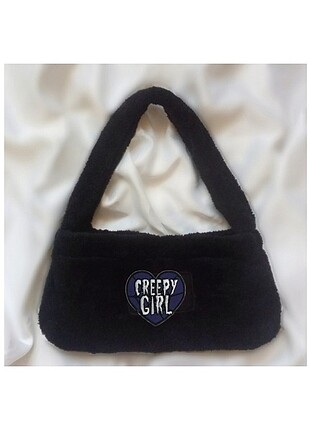 Creepy girl gothic çanta