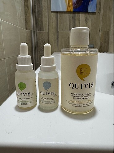 QUIVIS tonik niacinamide hyluronik serum