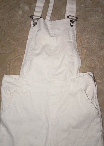 Kızlar için Beyaz şort Tulum - Görsel 2