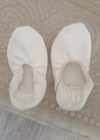 Kız Çocuk Beyaz Bale Babetleri - Görsel 3