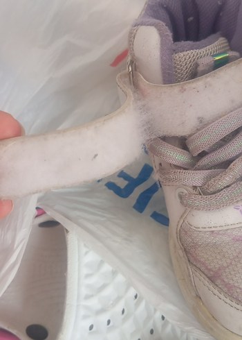 Kız Çocuk Renkli Bağcıklı Spor Ayakkabı - Görsel 4