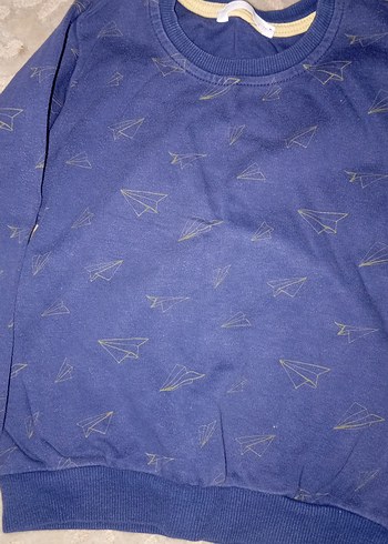 Mavi Erkek Çocuk Uzun Kollu Sweatshirt - Görsel 2