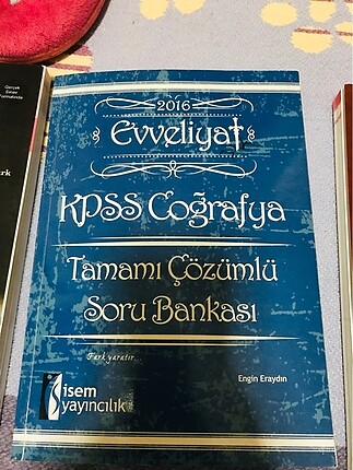 KPSS coğrafya kitabı