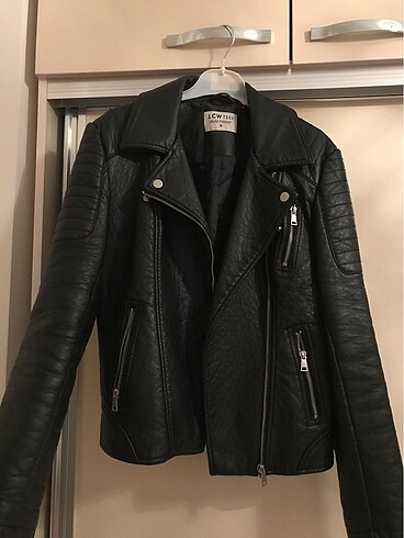 Oversize deri ceket