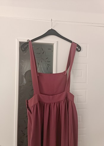 pembe renk Askılı Bol Kesim jile - Görsel 6