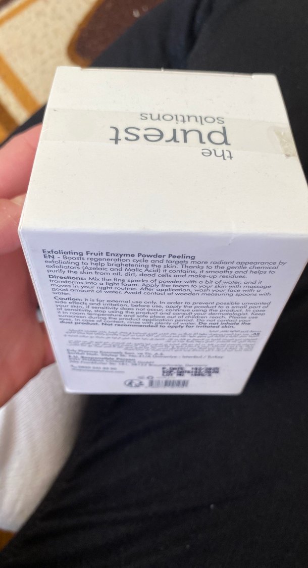 Eksfoliye Edici Meyve Enzimli Toz Peeling 55g - Görsel 3