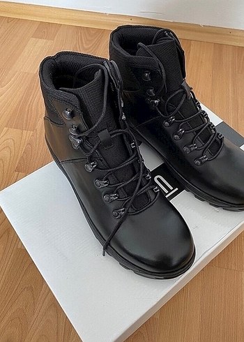 Dr.Flexer Hakiki Deri Erkek Siyah Bot - Görsel 5