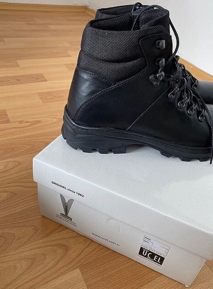 Dr.Flexer Hakiki Deri Erkek Siyah Bot - Görsel 4