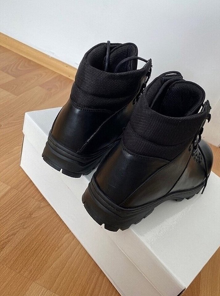 Dr.Flexer Hakiki Deri Erkek Siyah Bot - Görsel 3