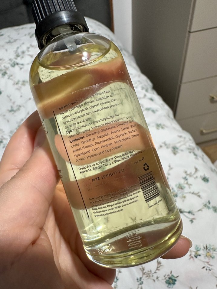 Asetonsuz aseton doğal oje çıkarıcı - Görsel 5