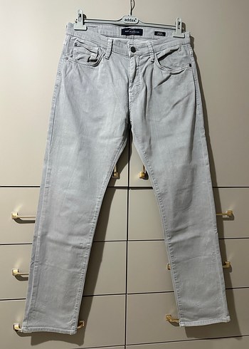 Mavi erkek kot pantolon - Görsel 3