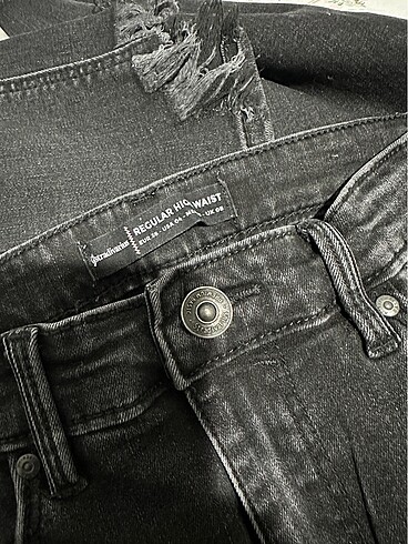 36 Beden siyah Renk Stradivarius kot pantolon jean