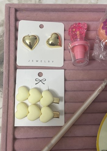 Pastel Pembe Parlak Genç Aksesuar Seti - Görsel 3