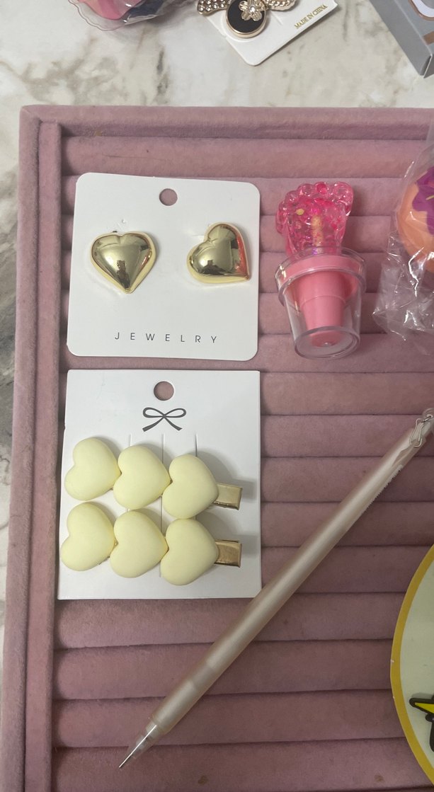 Pastel Pembe Parlak Genç Aksesuar Seti - Görsel 3