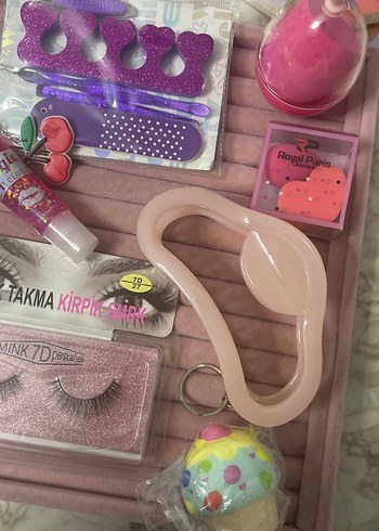 Pembe Parlak Kız Aksesuar Seti - Görsel 4