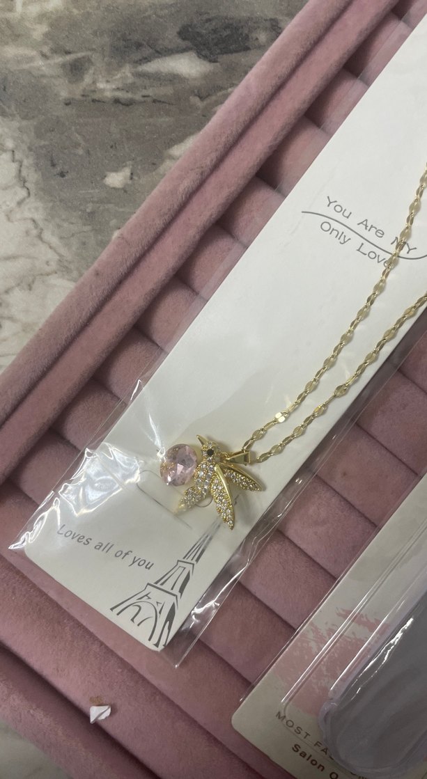 Pembe Parlak Kız Aksesuar Seti - Görsel 2