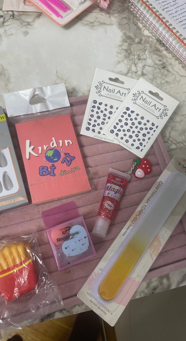 Parlak Pembe Kız Çocuk Aksesuar Seti - Görsel 4