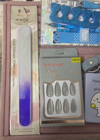 Parlak Mavi Kız Aksesuar Seti - Görsel 3