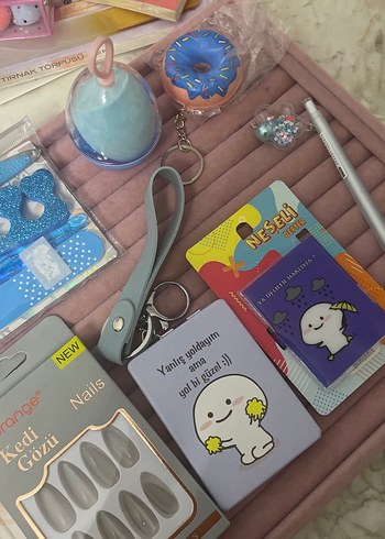 Parlak Mavi Kız Aksesuar Seti - Görsel 4