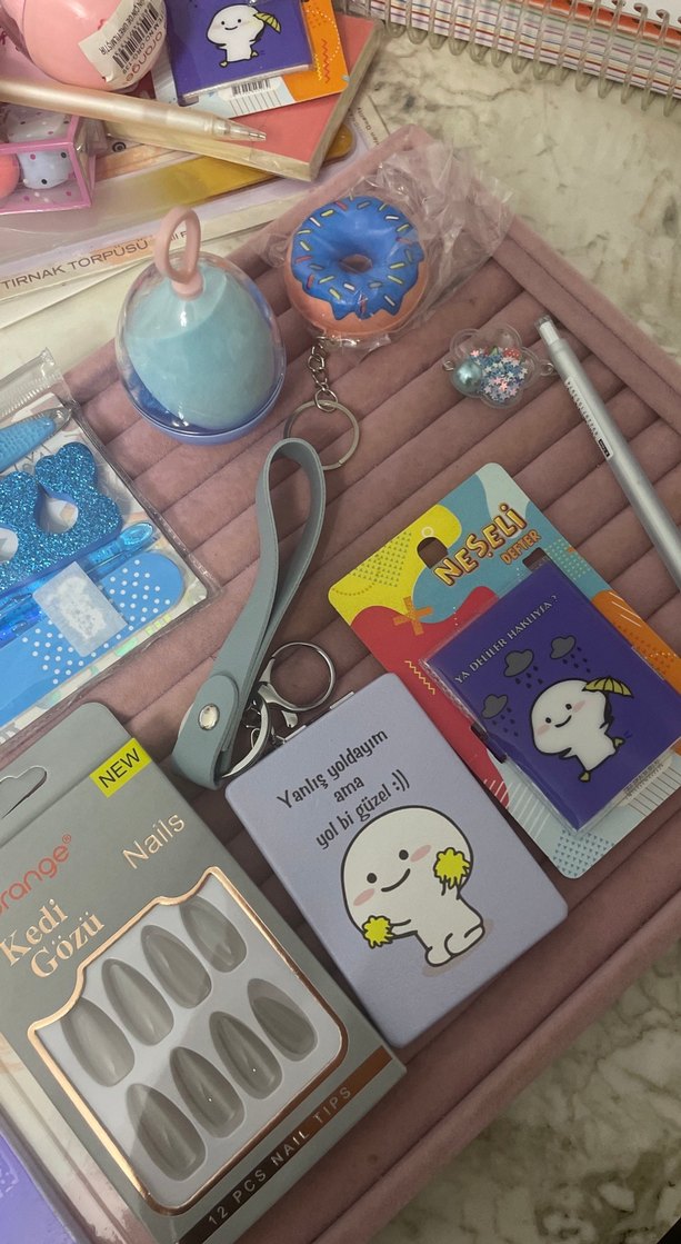 Parlak Mavi Kız Aksesuar Seti - Görsel 4