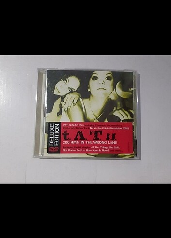 Tatu t.a.t.u. 200 km/h in the wrong lane CD DVD album poster eur