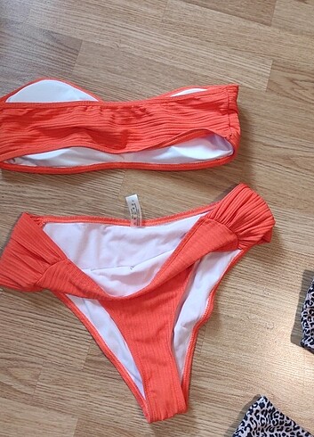 xl Beden turuncu Renk shein bikini takım