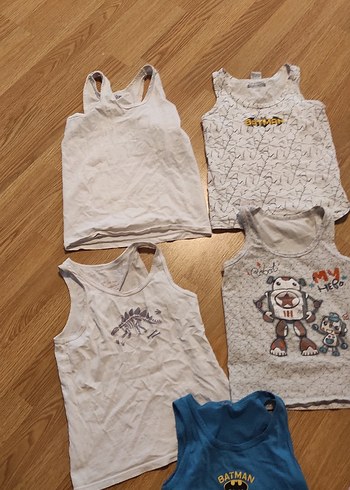 Çocuk İç Atletleri, Pastel ve Gri Renkler - Görsel 5