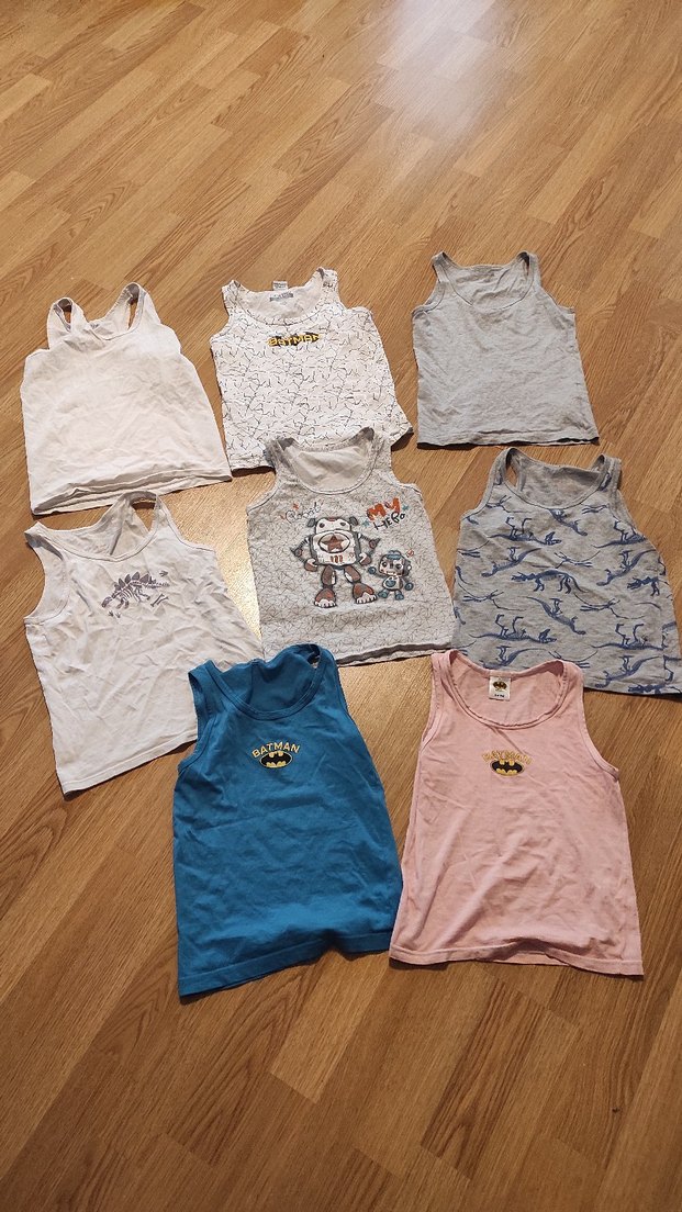 Çocuk İç Atletleri, Pastel ve Gri Renkler - Görsel 2