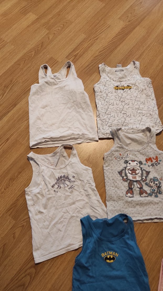 Çocuk İç Atletleri, Pastel ve Gri Renkler - Görsel 5