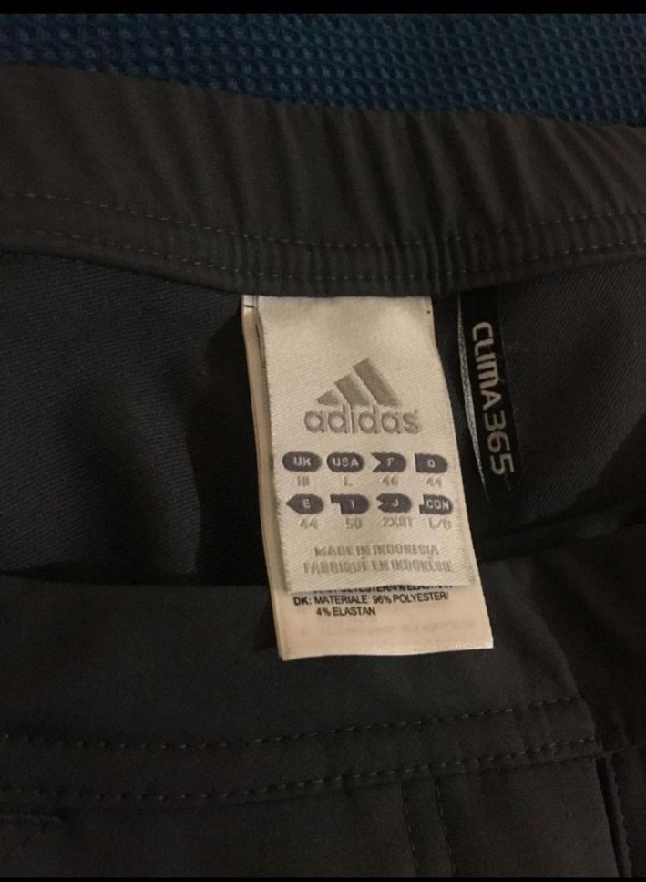 Kadın Siyah Spor Kemerli orijinal Adidas pantolon - Görsel 2