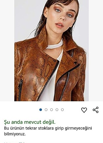 Ekol deri görünümlü ceket - Görsel 4