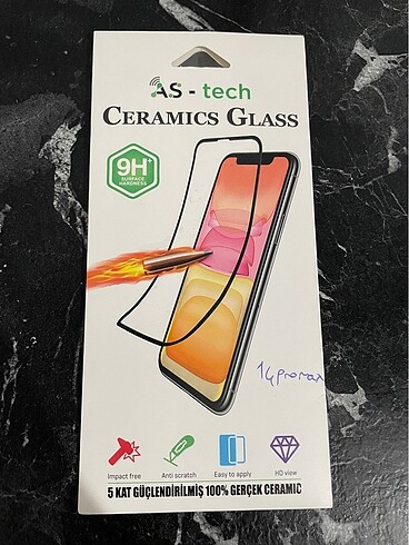 14 pro max ekran koruyucu