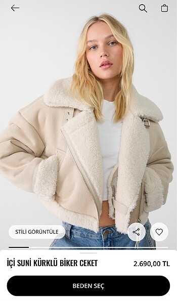 Stradivarius Stradivarius Biker Ceket