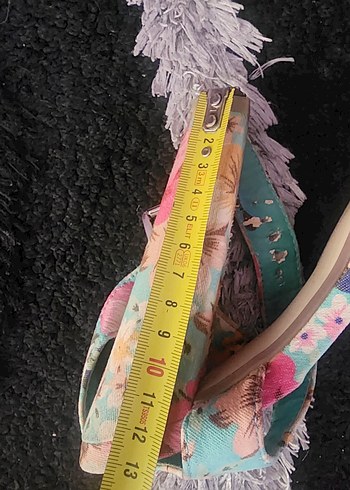 Çiçek Desenli Platform Topuklu Kadın Ayakkabı - Görsel 5