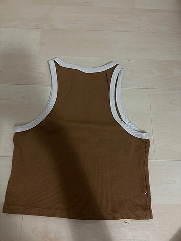 s Beden kahverengi crop