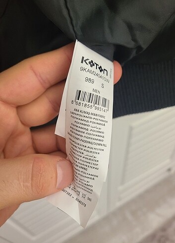 KOTON KOYU YEŞİL ŞİŞME MONT - Görsel 7