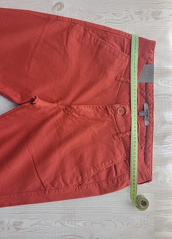 Koton Kiremit pamuklu pantolon 40 - Görsel 5