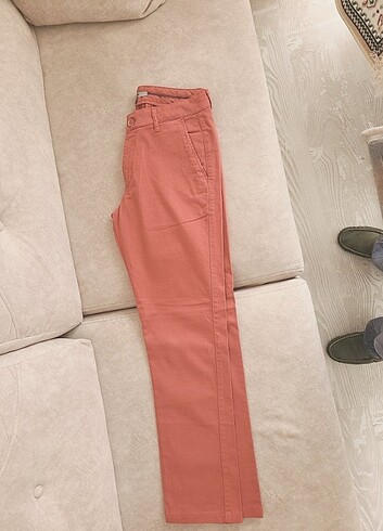 Koton Kiremit pamuklu pantolon 40 - Görsel 9